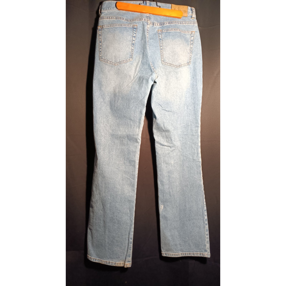 Vintage Calvin Klein Jeans Women 6 Hong Kong Bootcut Flare 90s Classic Denim - Picture 3 of 8